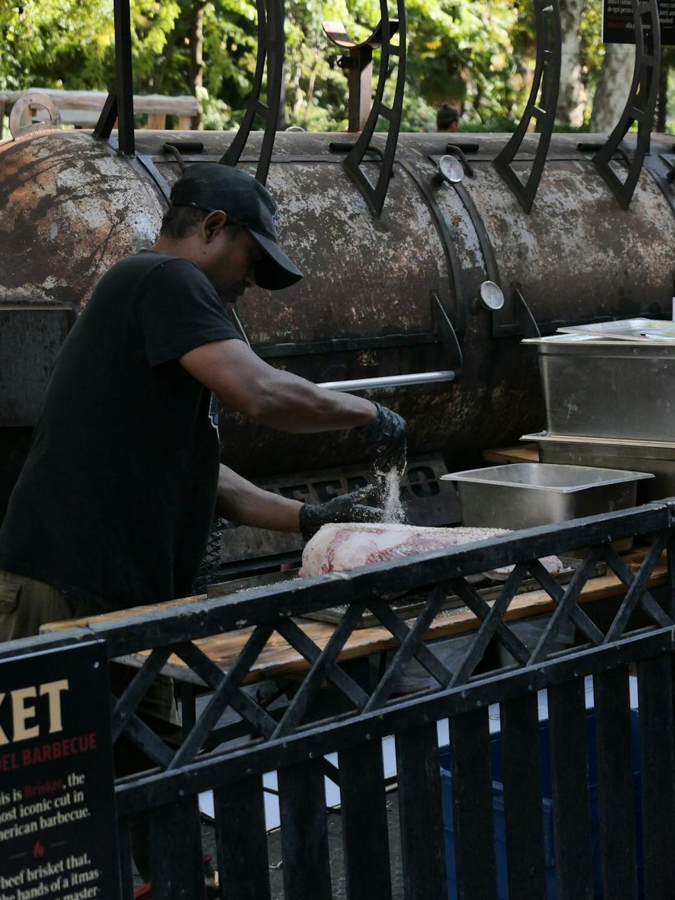 Chef preparing food